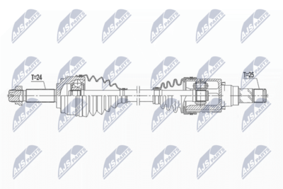 Drive Shaft NTY NPW-MS-063