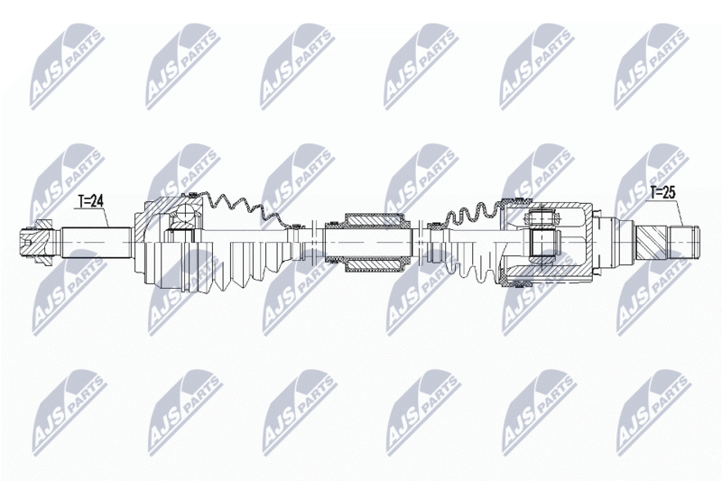 NTY NPW-MS-065 Drive Shaft
