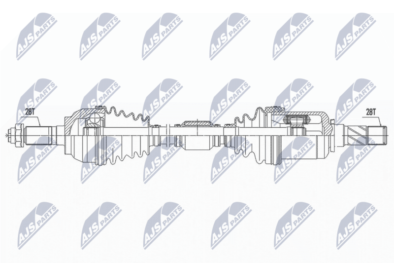 NTY NPW-MZ-060 Drive Shaft