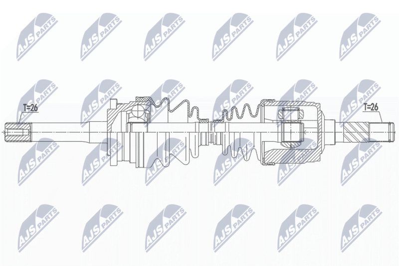 NTY NPW-MZ-066 Drive Shaft