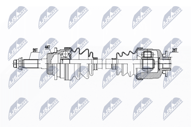 NTY NPW-MZ-072 Drive Shaft