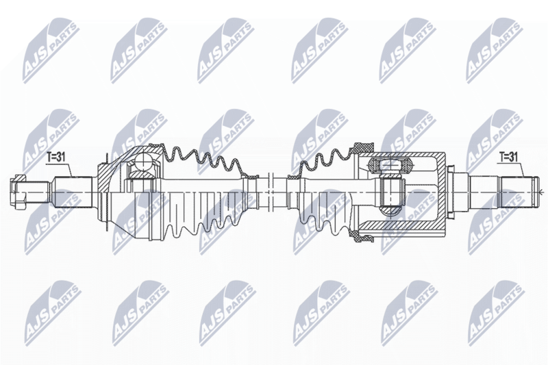 NTY NPW-MZ-074 Drive Shaft