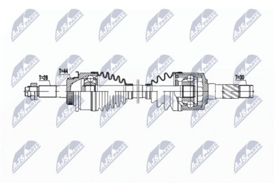 Drive Shaft NTY NPW-MZ-090