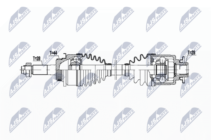 NTY NPW-MZ-092 Drive Shaft