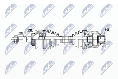 Drive Shaft NTY NPW-MZ-092