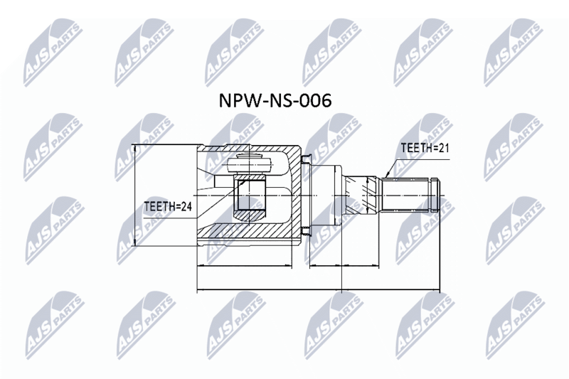NTY NPW-NS-006 Joint Kit, drive shaft