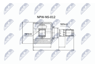 Joint Kit, drive shaft NTY NPW-NS-012