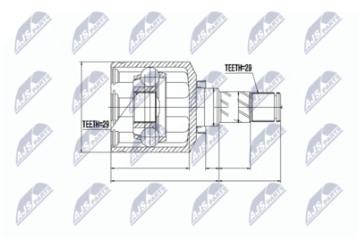 Joint Kit, drive shaft NTY NPW-NS-044