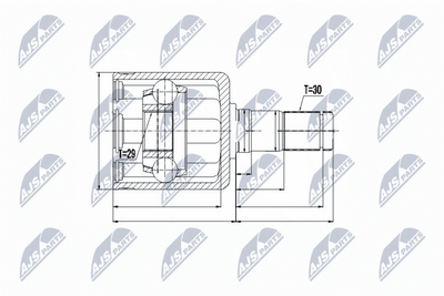 Joint Kit, drive shaft NTY NPW-NS-050