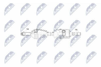 Drive Shaft NTY NPW-NS-055