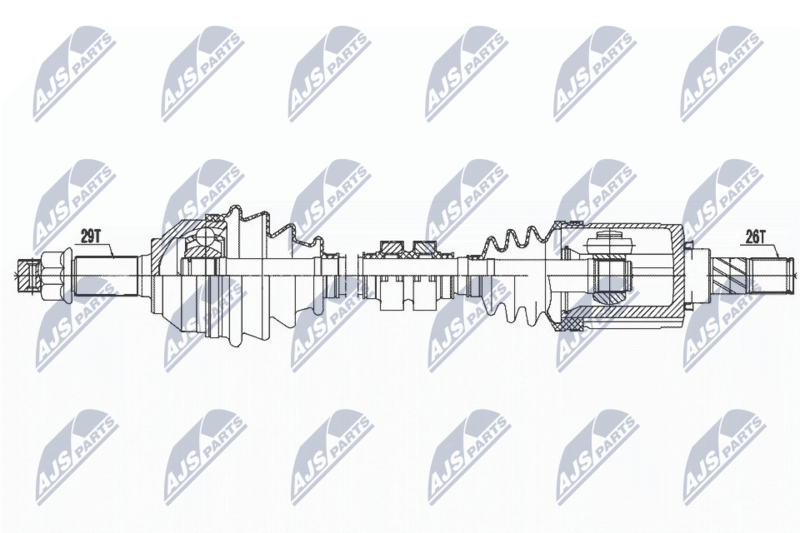 NTY NPW-NS-068 Drive Shaft
