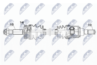 Drive Shaft NTY NPW-NS-076