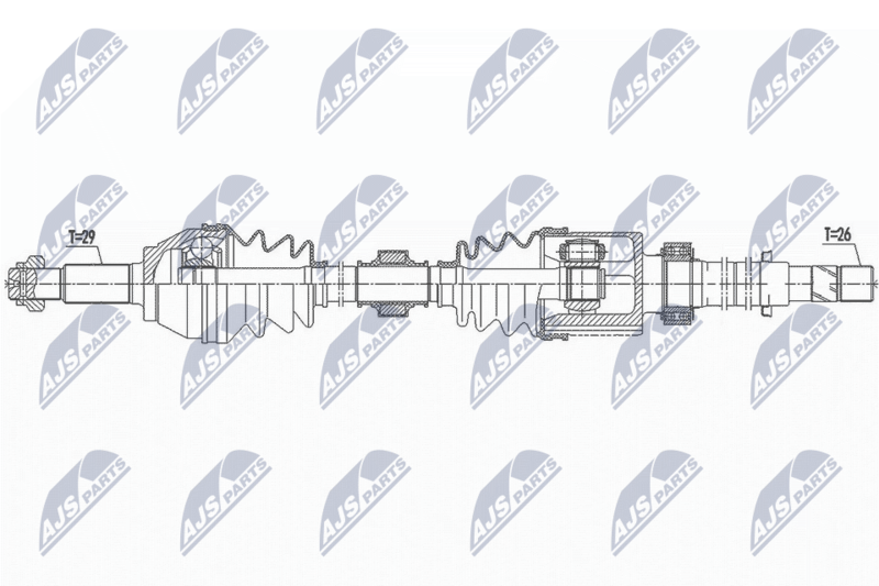 NTY NPW-NS-094 Drive Shaft