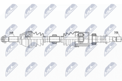 Drive Shaft NTY NPW-NS-094