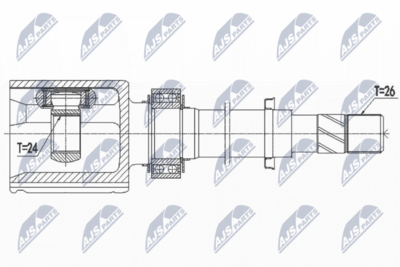 Joint Kit, drive shaft NTY NPW-NS-097