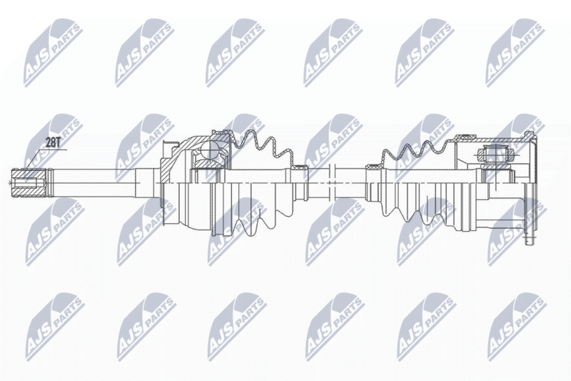 NTY NPW-NS-104 Drive Shaft