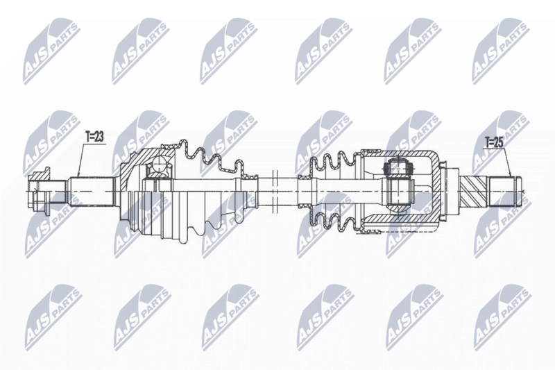 NTY NPW-NS-108 Drive Shaft