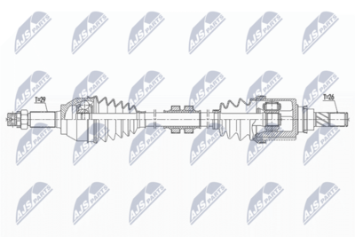 Drive Shaft NTY NPW-NS-144