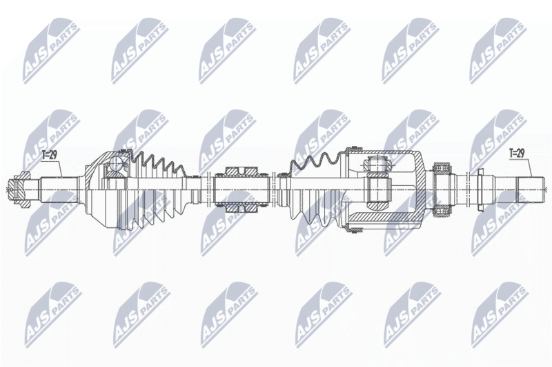 NTY NPW-NS-159 Drive Shaft