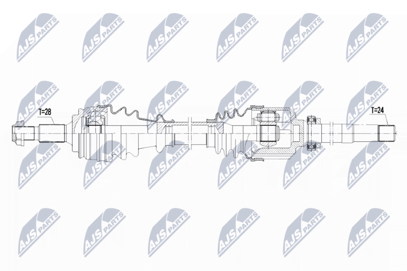 NTY NPW-PE-019 Drive Shaft