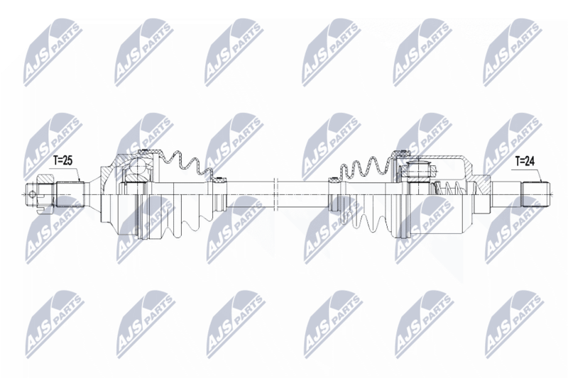 NTY NPW-PE-025 Drive Shaft