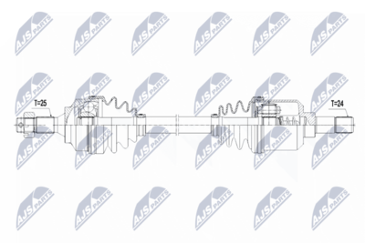 Drive Shaft NTY NPW-PE-025