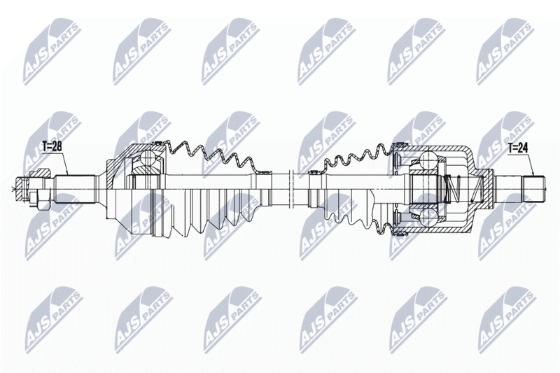 NTY NPW-PE-027 Drive Shaft