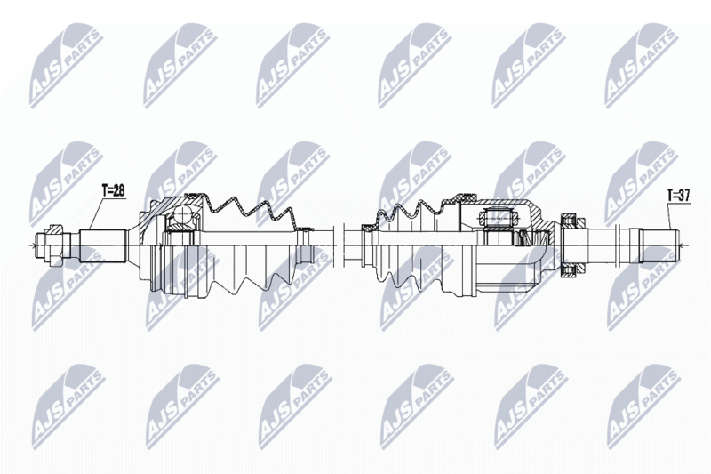 NTY NPW-PE-037 Drive Shaft
