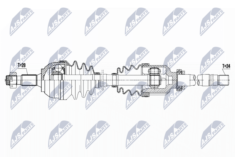NTY NPW-PE-045 Drive Shaft