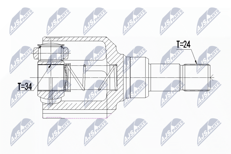 NTY NPW-PE-050 Joint Kit, drive shaft