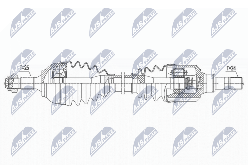 NTY NPW-PE-055 Drive Shaft