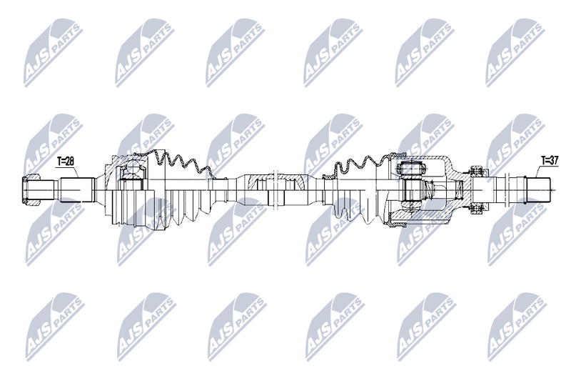 NTY NPW-PE-069 Drive Shaft