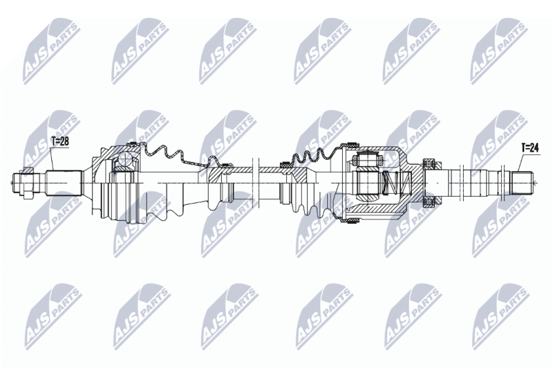 NTY NPW-PE-079 Drive Shaft