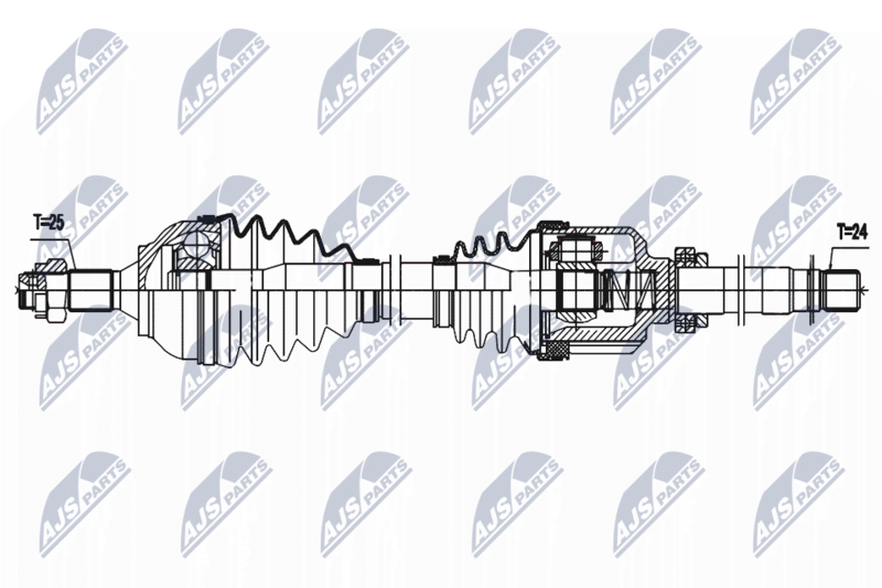 NTY NPW-PE-087 Drive Shaft