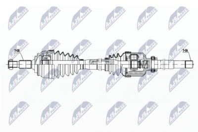 Drive Shaft NTY NPW-PE-097