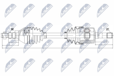 Drive Shaft NTY NPW-PL-033