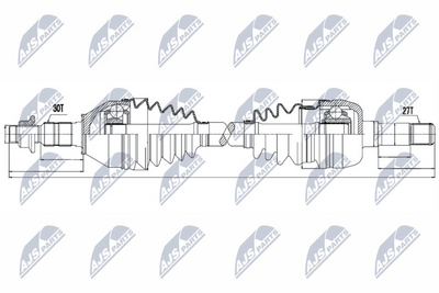 Drive Shaft NTY NPW-PL-036
