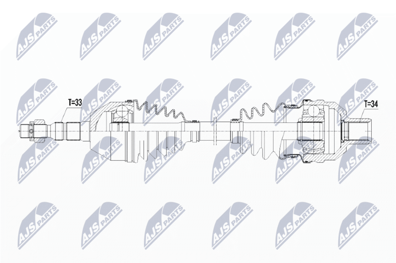 NTY NPW-PL-055 Drive Shaft