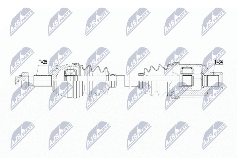 NTY NPW-PL-061 Drive Shaft