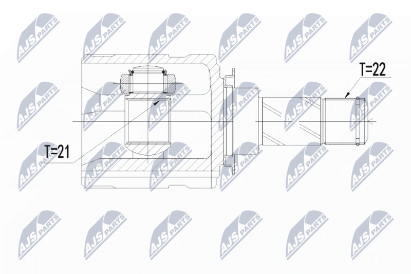 NTY NPW-PL-064 Joint Kit, drive shaft
