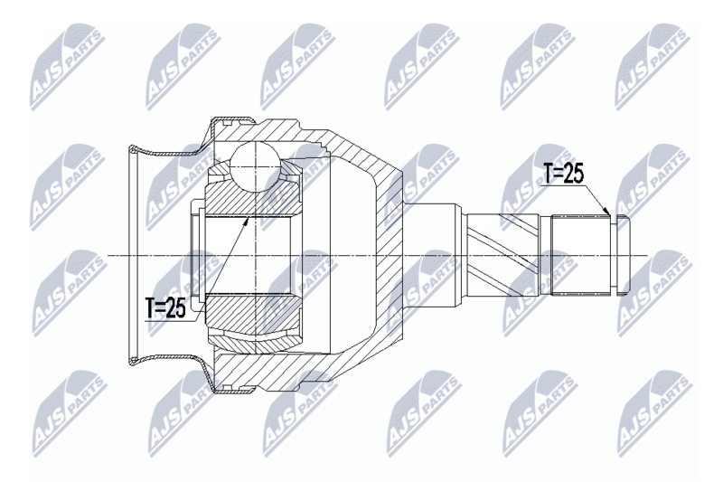 NTY NPW-PL-066 Joint Kit, drive shaft