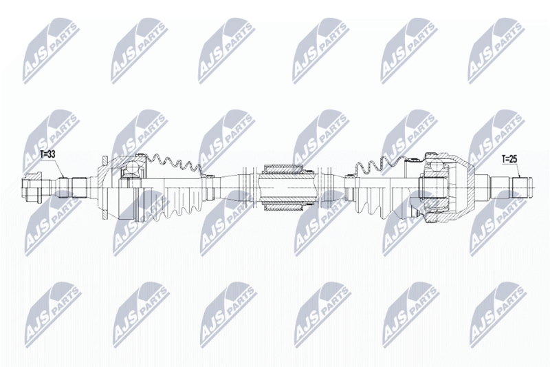 NTY NPW-PL-067 Drive Shaft