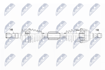 Drive Shaft NTY NPW-PL-071