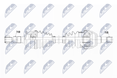 Drive Shaft NTY NPW-PL-075