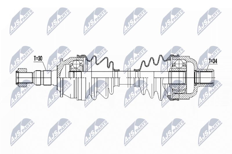 NTY NPW-PL-083 Drive Shaft