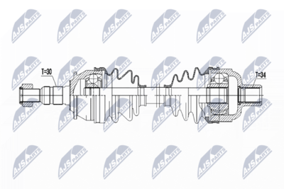 Drive Shaft NTY NPW-PL-083