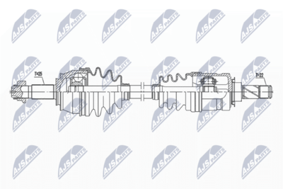Drive Shaft NTY NPW-PL-097