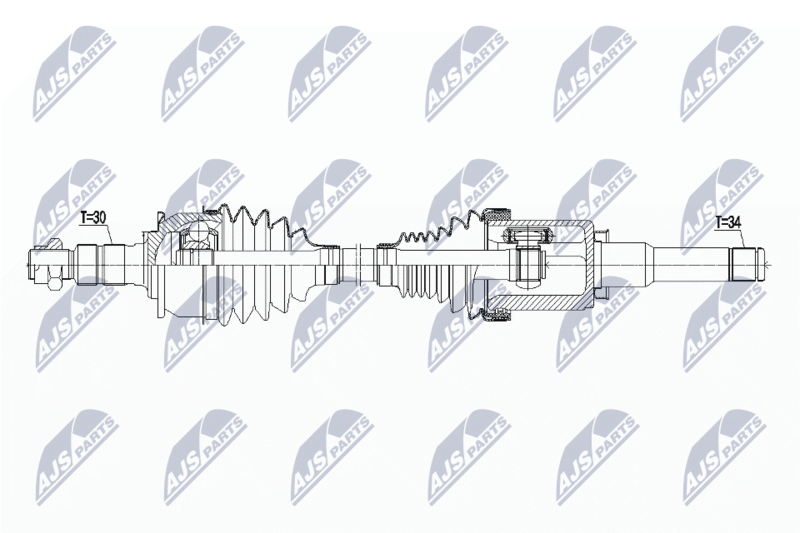 NTY NPW-PL-101 Drive Shaft