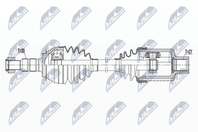 NTY NPW-PL-115 Drive Shaft