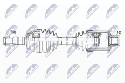 Drive Shaft NTY NPW-PL-115
